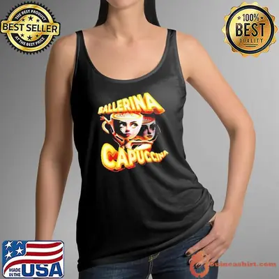 Ballerina Cappuccina Brainrot character meme shirt
