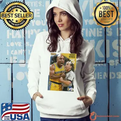 Barry Bonds Warriors 25 Panini Shirt