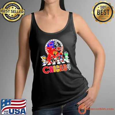 Chicago sports team mascots abbey road signature shirt