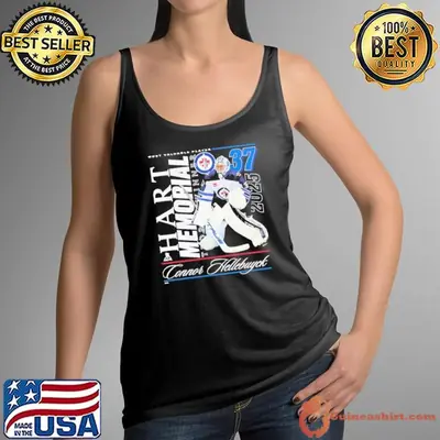 Connor Hellebuyck 2025 MVP Hart Memorial Trophy Winner shirt