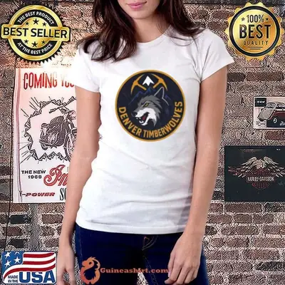 Denver Timberwolves funny NBA logo shirt