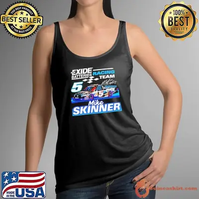 Exide Batteries racing team Mike Skinner signature shirt