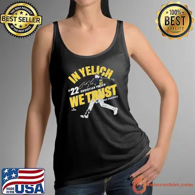 In Yelich We Trust Christian Yelich Milwaukee Baseball MLBPA Shirt