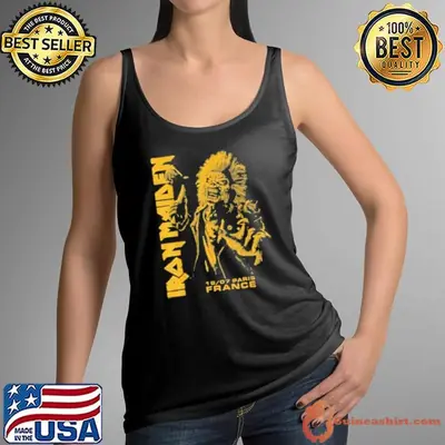Iron Maiden Run For Your Lives Tour Paris Shirt
