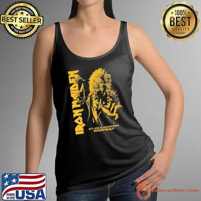 Iron Maiden Run For Your Lives Tour Stavange Shirt