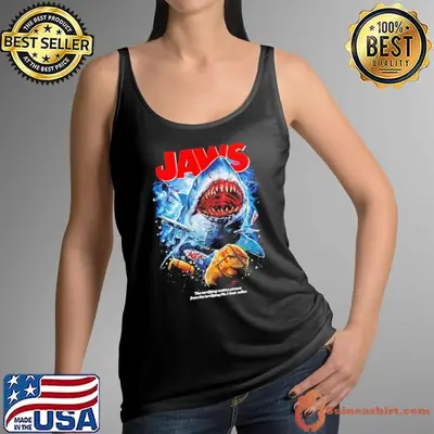 Jaws the terrifying motion picture from the terrifying no 1 shirt