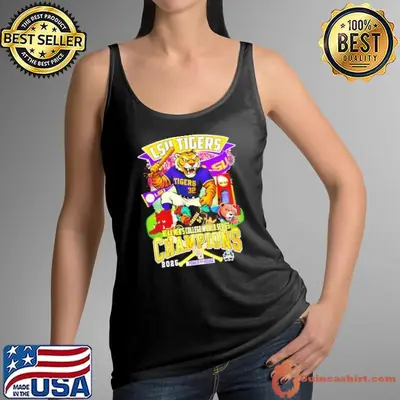 Lsu Tigers NCAA Men’s College World Series Champions 2025 Mascot shirt