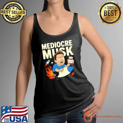 Mediocre Musk Ketamine Rocket Satire Trump vs Musk shirt