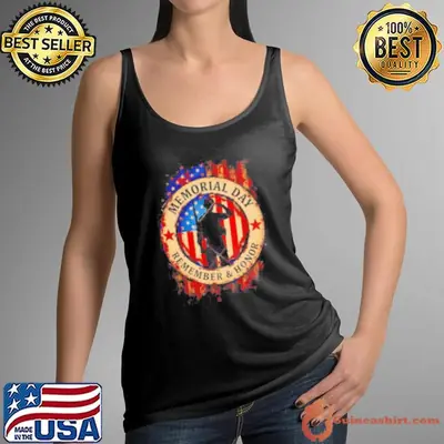 Memorial Day Remember Honor Partiotic Veterans American Flag 2025 shirt