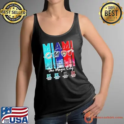Miami The Magic City Champions logo shirt
