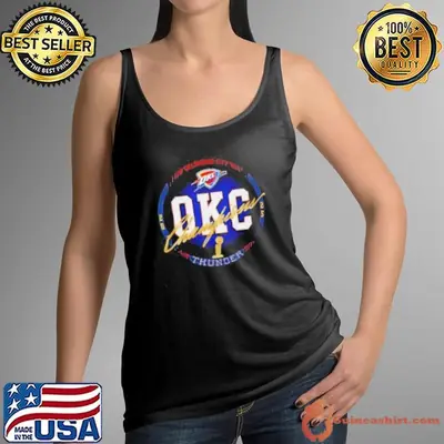Oklahoma City Thunder 2025 NBA Finals OKC Champions circle logo shirt