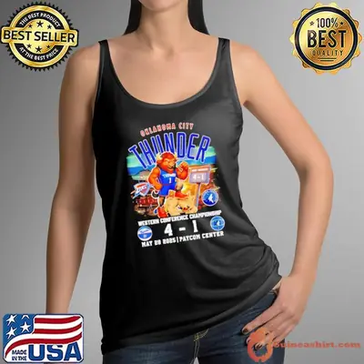 Oklahoma City Thunder Western Conference Championship mascot shirt