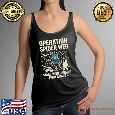 Operation Spider Web Ukraine Stand With Ukraine Military Skull shirt