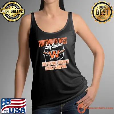 Portsmouth West Lady Senators 2025 Softball Division VI District Champions shirt