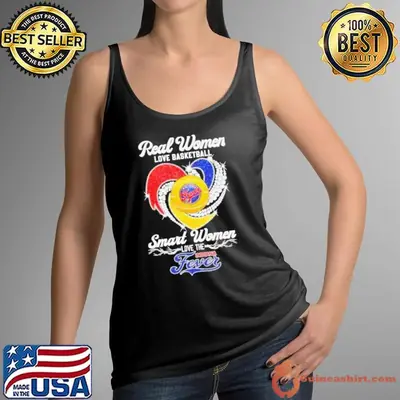 Real women love basketball smart women love the Indiana Fever shirt