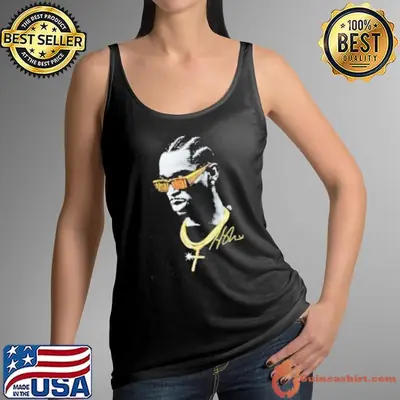 SGA Shai Gilgeous Alexander OKC Thunder glasses gold signature shirt