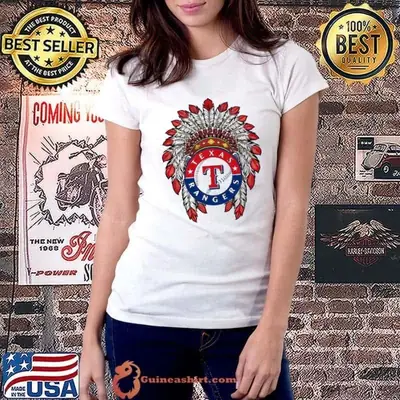 Texas Rangers Native American logo shirt