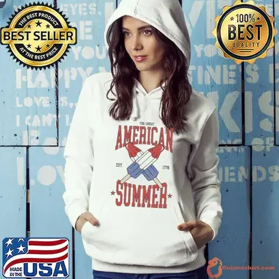 The Great American Summer 4th Of July Ice Cream Est 1776 shirt
