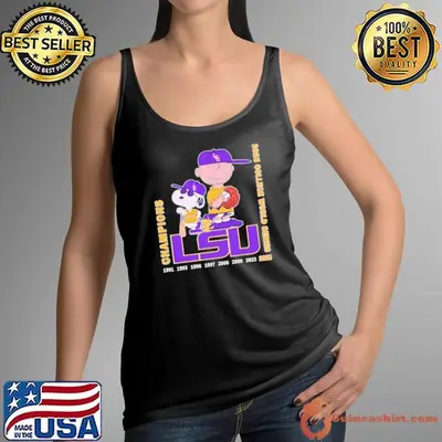 The Peanut Characters LSU Tigers 2025 College World Series Champions shirt