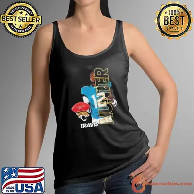Travis Hunter Jacksonville Jaguars NFL player 2025 shirt