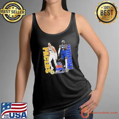 Tyrese Haliburton and Shai Gilgeous Alexander Pacers vs Thunder the NBA Finals 2025 shirt