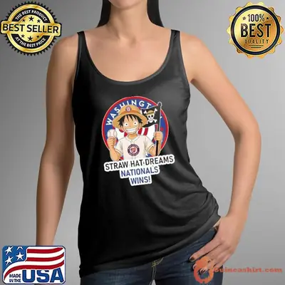 Washington Nationals Monkey D. Luffy straw hat dreams wins shirt
