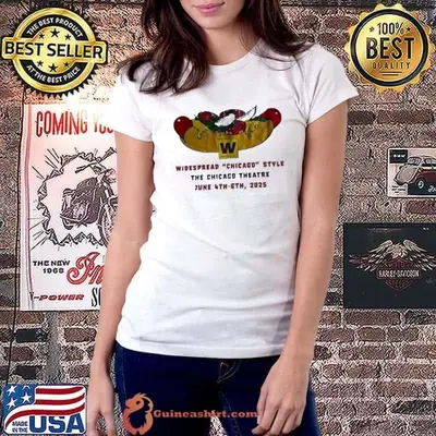 Widespread Chicago style the Chicago theatre june 6th 2025 shirt