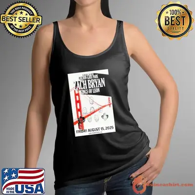 Zach Bryan August 15 2025 Golden Gate Park San Francisco shirt