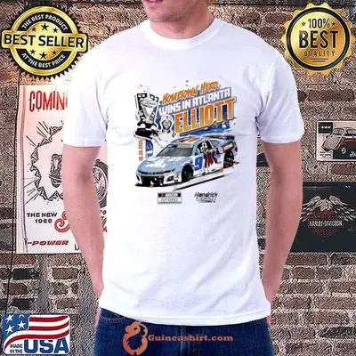 Chase Elliott 2025 Hometown Hero Quaker State 400 Race Winner shirt