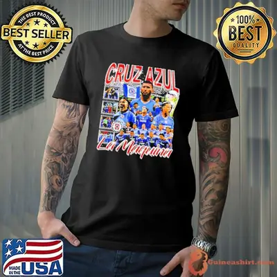 Cruz Azul La Maquina Fc Team collage shirt