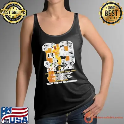 Dave Parker Pittsburgh Pirates 1951-2025 Baseball Hall of Fame signature shirt
