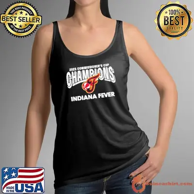 Indiana Fever 2025 WNBA Commissioner’s Champions logo shirt