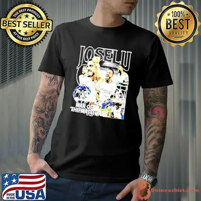 Joselu Man Of The Match FC player collage signature shirt