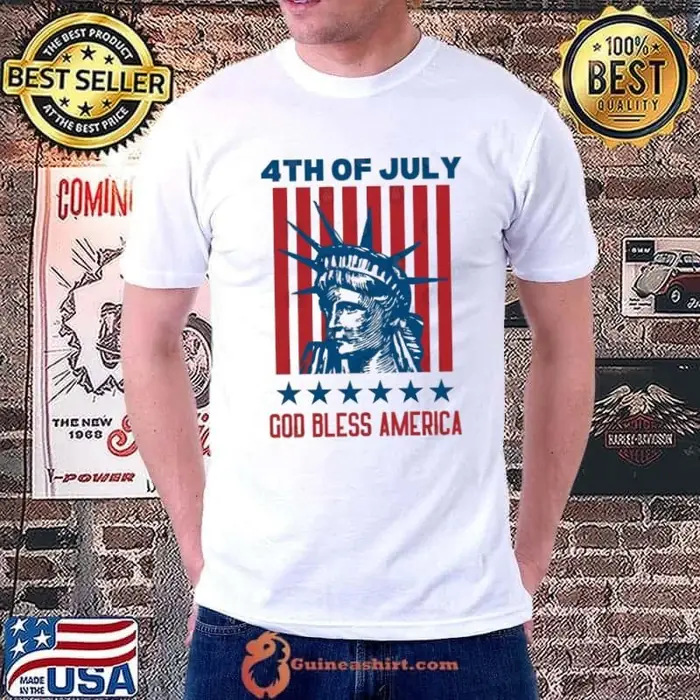 4th Of July God Bless America Liberties USa Flag Unisex