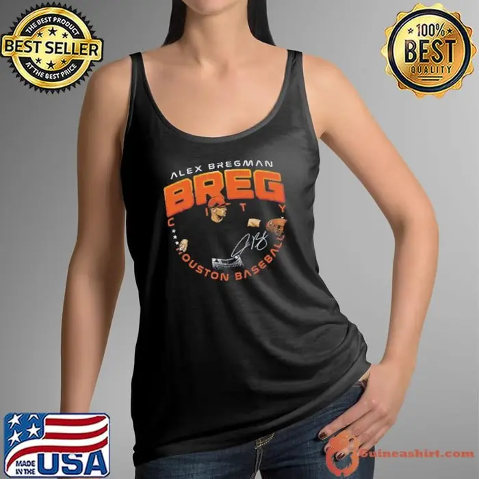 Alex Bregman American professional baseball third baseman Houston BREG Signature Tank Top