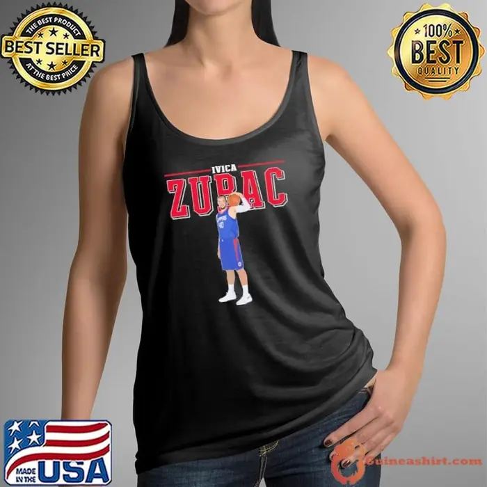 Ivica Zubac Croatian professional basketball player LA Clippers Tank Top