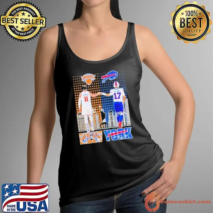 Jalen Brunson New York Knicks And Josh Allen Buffalo Bills Tank Top