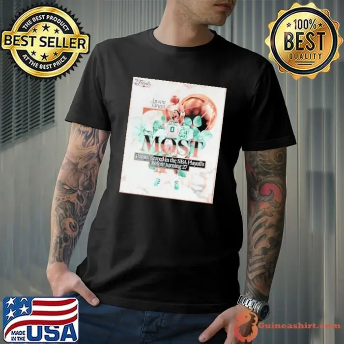 Jayson Tatum Boston Celtics The Most Scored NBA Playoff 2024 Unisex