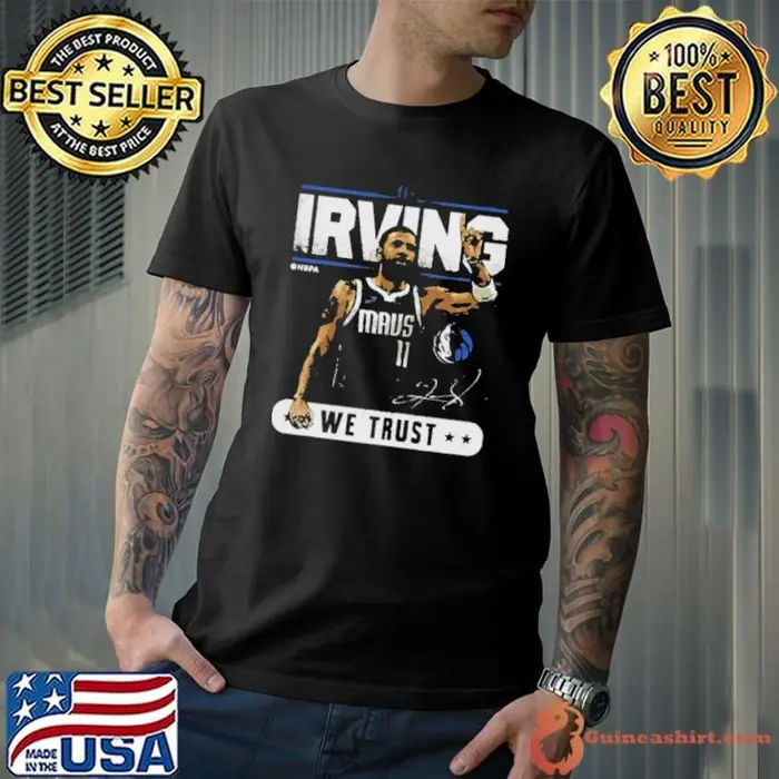 Kyrie Irving Dallas Mavericks Trust Vintage Signature Unisex