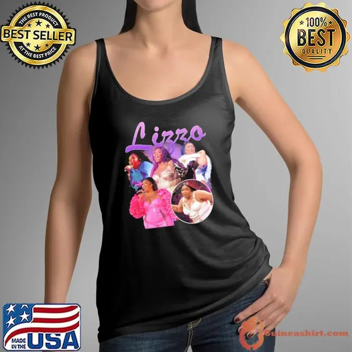 Lizzo American rapper and singer Retro Collage Tank Top