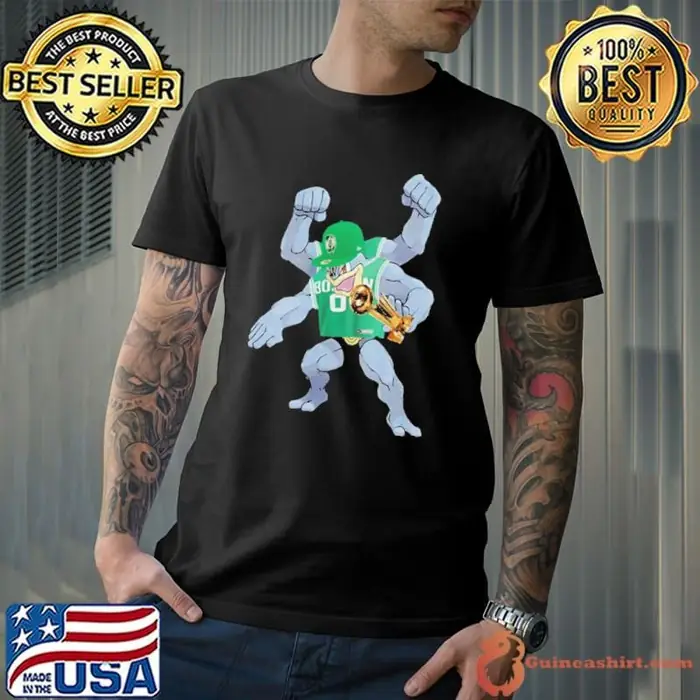 Machamp Pokemon x Boston Celtics Collaborations NBA Finals 2024 Champions Merchandise Unisex