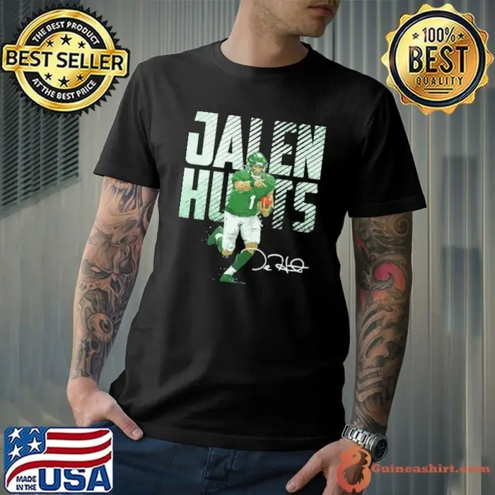 Official Jalen Hurts American football quarterback for the Philadelphia Eagles Bold Unisex