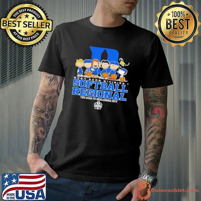Peanuts Characters Duke Blue Devils 2024 NCAA Division I Softball Regional Unisex