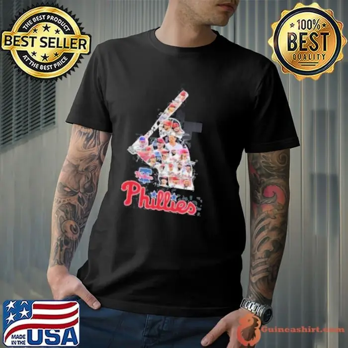 Philadelphia Phillies Baseball Players Ready To Play Signatures 2024 Unisex