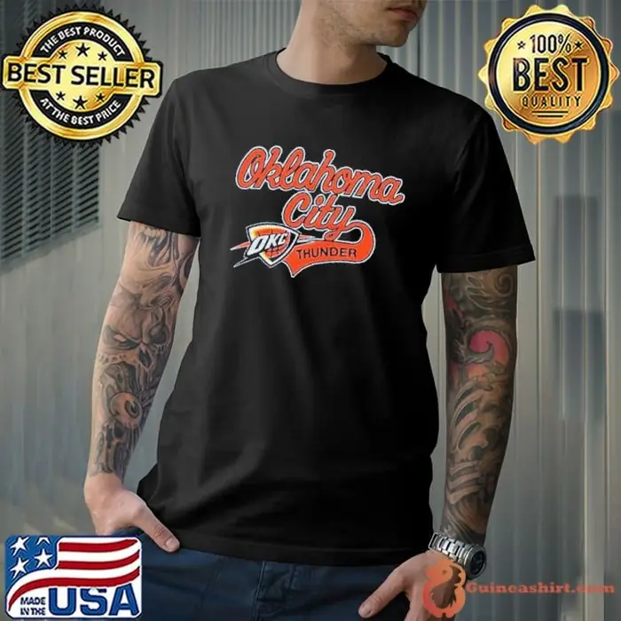 Script Oklahoma City Thunder 2024 NBA Playoffs Unisex