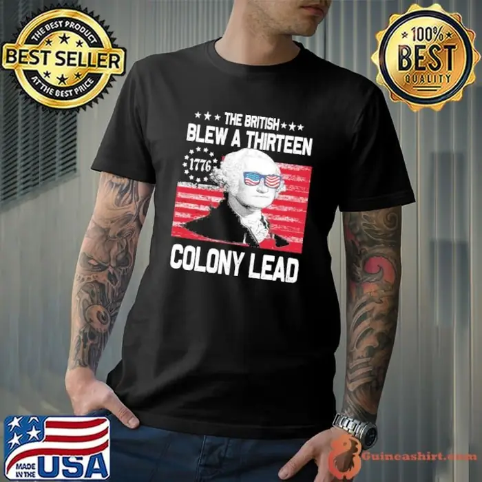 The British Blew A 13 Colony Lead Washington USa Flag Unisex