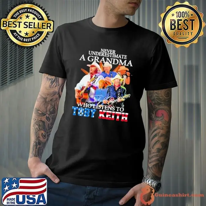 A Grandma Who Listens To Toby Keith Signatures Unisex