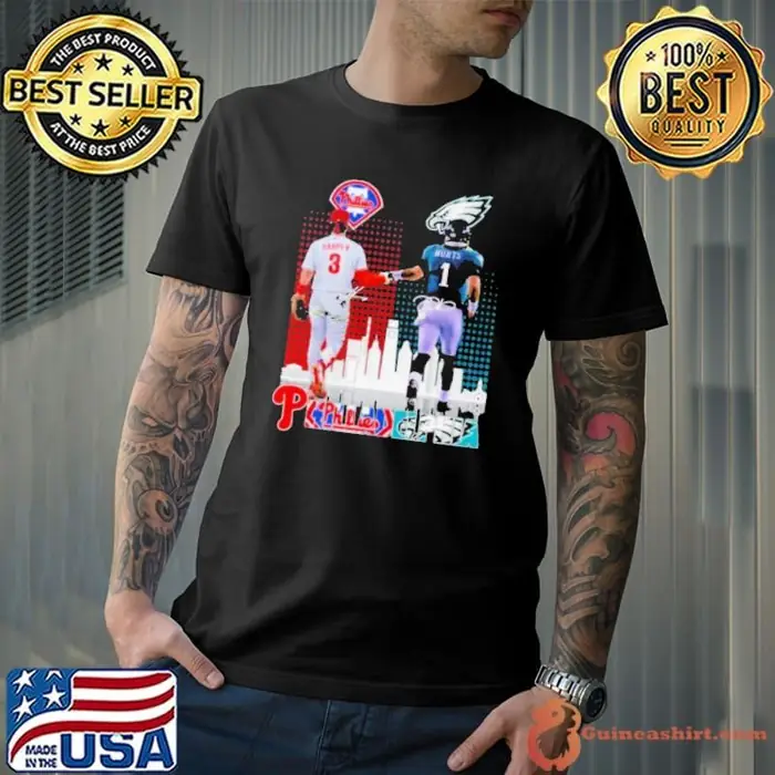 Bryce Harper and Jalen Hurts Philadelphia Sports Teams 2025 Unisex