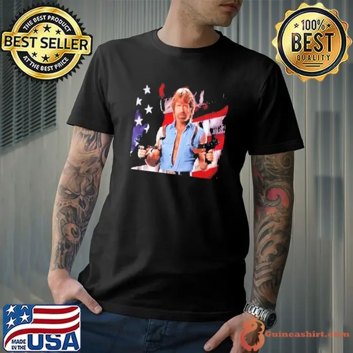 Chuck Norris Movie American Flag Unisex