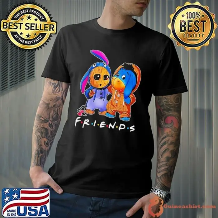 Eeyore Winnie The Pooh And Groot Marvel Best Friends For Life Unisex